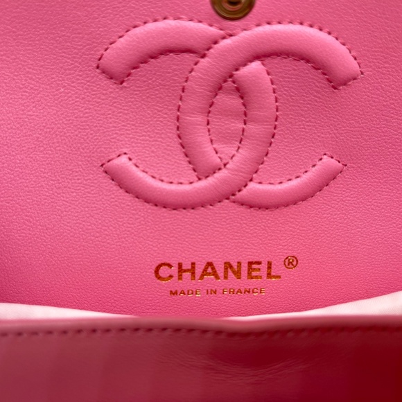Chanel Small CF Lambskin (Pink) - Picture 11 of 14